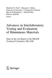 Tapa de Advances in Interlaboratory Testing and Evaluation of Bituminous Materials