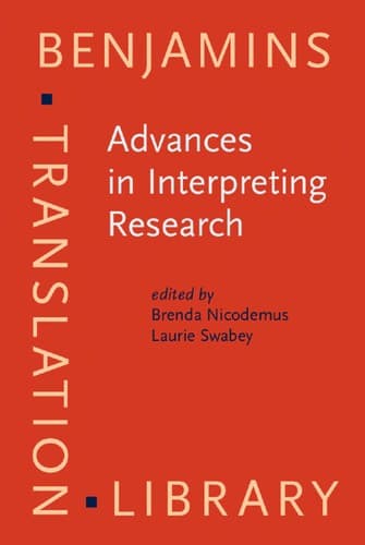 Tapa de Advances in interpreting research