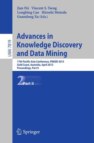 Tapa de Advances in Knowledge Discovery and Data Mining