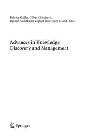 Tapa de Advances in Knowledge Discovery and Management