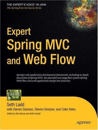 Tapa de Expert Spring MVC and Web flow