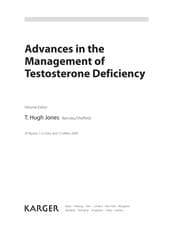 Tapa de Advances in the management of testosterone deficiency