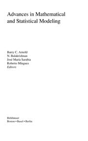 Tapa de Advances in Mathematical and Statistical Modeling