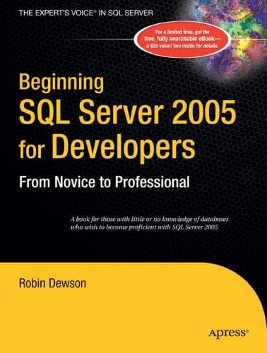 Tapa de Beginning SQL Server 2005 for Developers