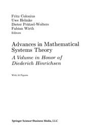 Tapa de Advances in Mathematical Systems Theory