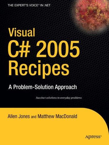 Tapa de Visual C# 2005 Recipes