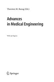 Tapa de Advances in Medical Engineering