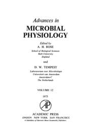 Tapa de Advances in microbial physiology. T. 12