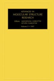 Tapa de Advances in Molecular Structure Research, Volume 3.