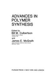 Tapa de Advances in Polymer Synthesis