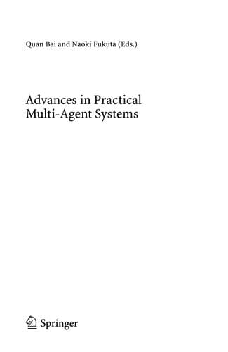 Tapa de Advances in Practical Multi-Agent Systems