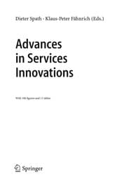 Tapa de Advances in services innovations