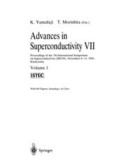 Tapa de Advances in Superconductivity VII