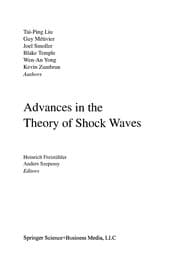 Tapa de Advances in the Theory of Shock Waves
