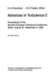 Tapa de Advances in Turbulence 2