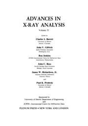 Tapa de Advances in X-Ray Analysis
