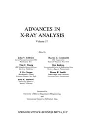 Tapa de Advances in X-Ray Analysis
