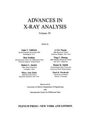 Tapa de Advances in X-Ray Analysis