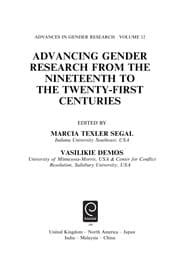 Tapa de Advancing gender research from the nineteenth to the twenty-first centuries