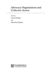Tapa de Advocacy organizations and collective action