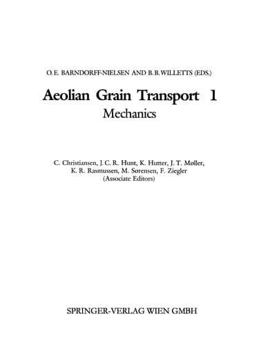 Tapa de Aeolian grain transport