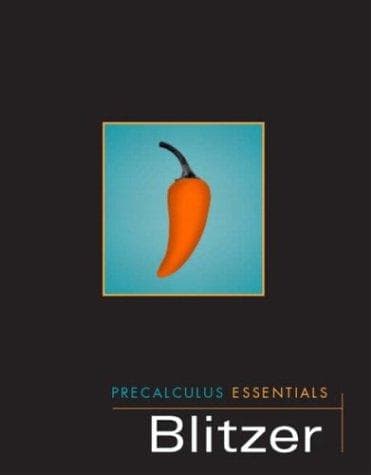 Tapa de Precalculus Essentials