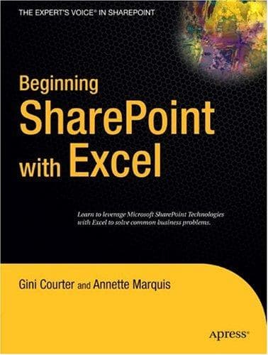 Tapa de Beginning SharePoint with Excel