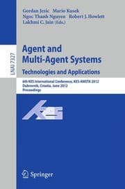Tapa de Agent and Multi-Agent Systems. Technologies and Applications