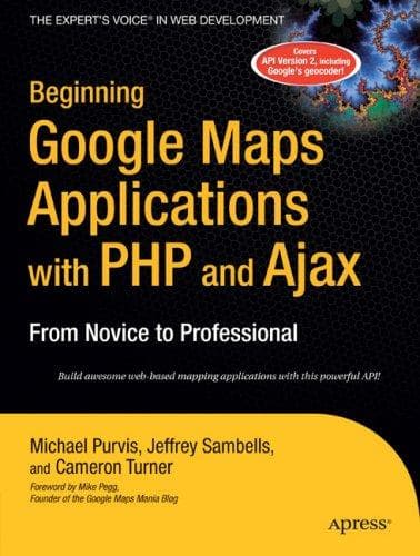Tapa de Beginning Google maps applications with PHP and Ajax