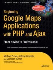 Tapa de Beginning Google maps applications with PHP and Ajax