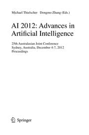 Tapa de AI 2012: Advances in Artificial Intelligence