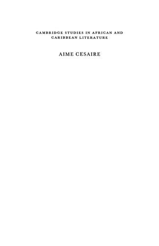 Tapa de Aimé Césaire
