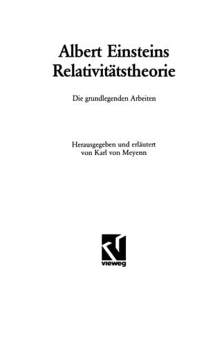 Tapa de Albert Einsteins Relativitätstheorie