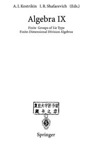Tapa de Algebra IX