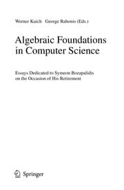 Tapa de Algebraic Foundations in Computer Science