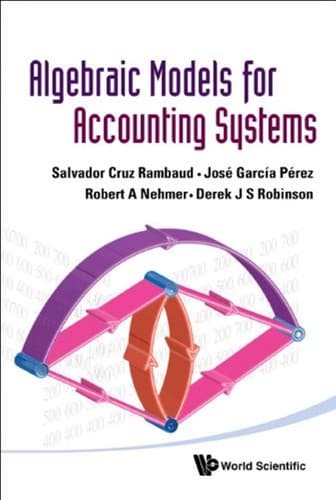 Tapa de Algebraic models for accounting systems