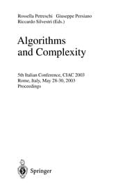 Tapa de Algorithms and Complexity