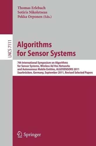 Tapa de Algorithms for Sensor Systems
