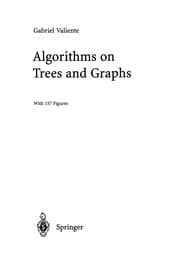 Tapa de Algorithms on Trees and Graphs
