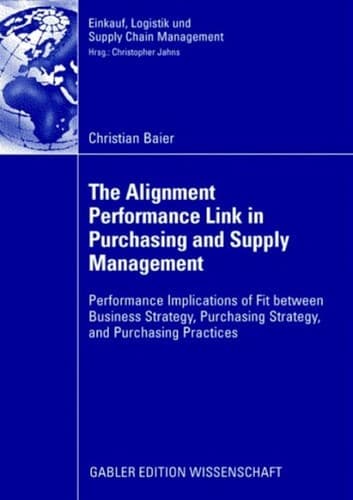 Tapa de The Alignment Performance Link in Purchasing and Supply Management