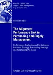 Tapa de The Alignment Performance Link in Purchasing and Supply Management