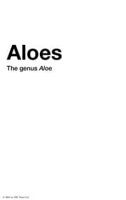 Tapa de Aloes