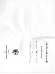 Tapa de Altindische grammatik