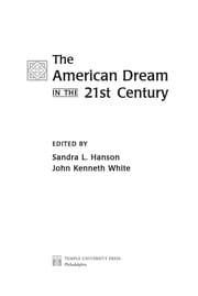 Tapa de The American dream in the 21st century