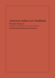 Tapa de American Indian law deskbook