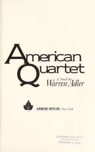 Tapa de American quartet
