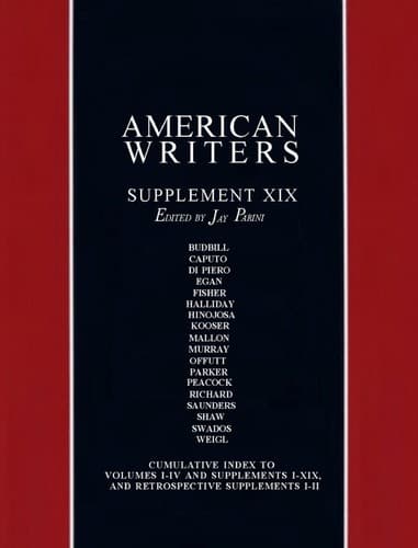 Tapa de American writers