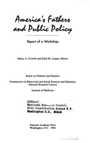 Tapa de America's fathers and public policy
