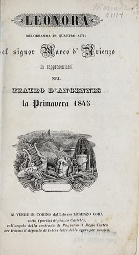 Tapa de Leonora