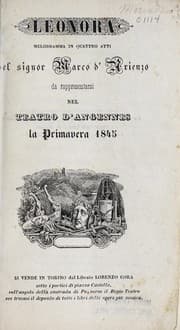 Tapa de Leonora